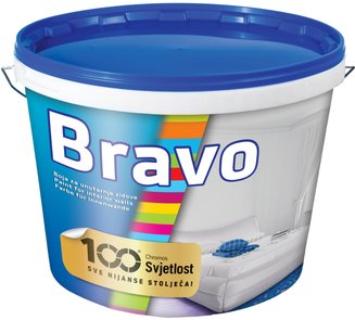 Farba na vnútorné steny Bravo biela 2l