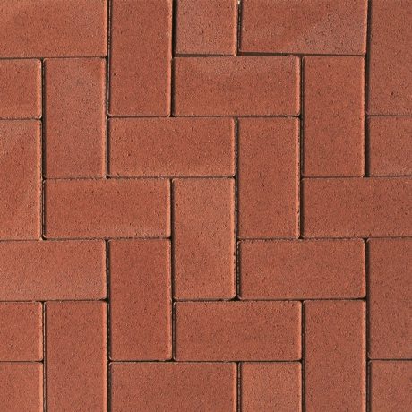 Dlažba betónová Citytop červená 10x20x8 Semmelrock